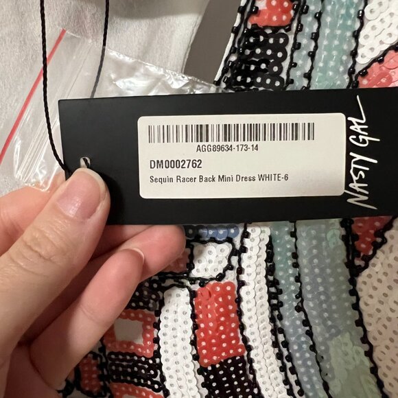 Nastygal sequin racerback mini dress - Picture 5 of 6